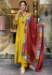 Picture of Rayon & Silk Golden Rod Readymade Salwar Kameez