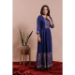 Picture of Rayon & Cotton Midnight Blue Readymade Gown