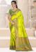 Picture of Pretty Silk Yellow Saree