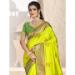 Picture of Pretty Silk Yellow Saree