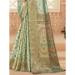 Picture of Well Formed Silk Dark Sea Green Saree