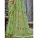 Picture of Pretty Linen Dark Sea Green Saree