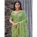 Picture of Pretty Linen Dark Sea Green Saree