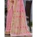 Picture of Well Formed Linen Light Pink Saree