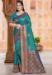 Picture of Pleasing Silk Sea Green Saree