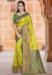 Picture of Shapely Silk Yellow Green Saree