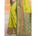 Picture of Shapely Silk Yellow Green Saree