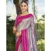 Picture of Statuesque Silk Dark Grey Saree