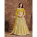 Picture of Magnificent Georgette Dark Golden Rod Lehenga Choli