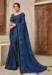 Picture of Taking Georgette & Silk Midnight Blue Saree