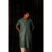 Picture of Statuesque Silk Dim Gray Kurtas