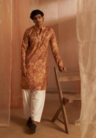 Picture of Shapely Silk Sienna Kurtas