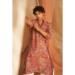 Picture of Bewitching Silk Rosy Brown Kurtas