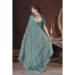 Picture of Charming Chiffon Slate Grey Saree