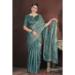 Picture of Charming Chiffon Slate Grey Saree