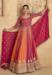 Picture of Shapely Georgette Fire Brick Anarkali Salwar Kameez