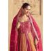 Picture of Shapely Georgette Fire Brick Anarkali Salwar Kameez