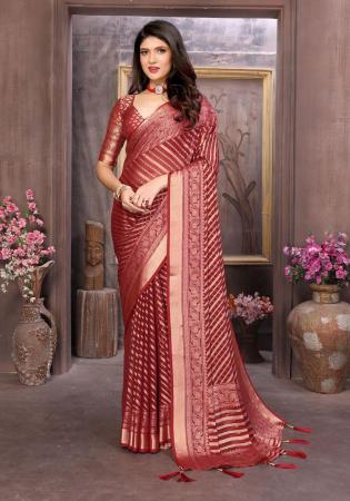 Picture of Wonderful Brasso Brown Saree