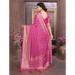 Picture of Good Looking Brasso Medium Violet Red Saree