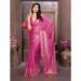 Picture of Good Looking Brasso Medium Violet Red Saree