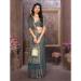 Picture of Grand Brasso Dark Slate Grey Saree