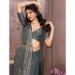 Picture of Grand Brasso Dark Slate Grey Saree