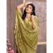 Picture of Bewitching Brasso Dark Khaki Saree