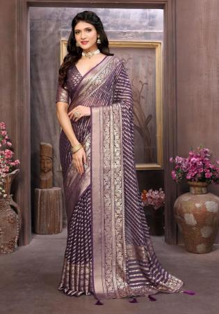 Picture of Superb Brasso Dim Gray Saree