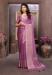 Picture of Bewitching Brasso Plum Saree