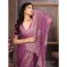 Picture of Bewitching Brasso Plum Saree