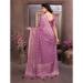 Picture of Bewitching Brasso Plum Saree